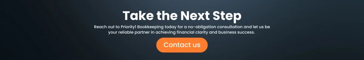 Reach out to Priority1 Bookkeeping today